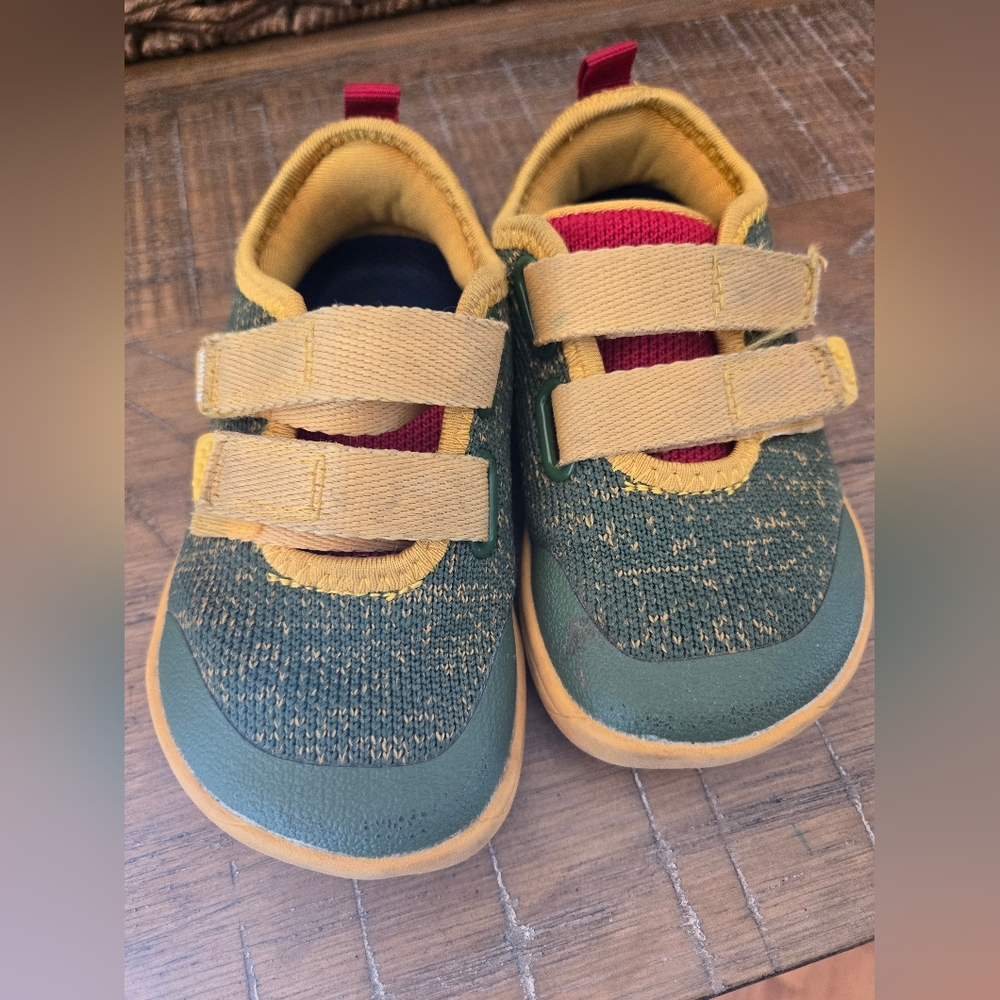 WHITIN Kids Barefoot Sneakers in Green and Yellow